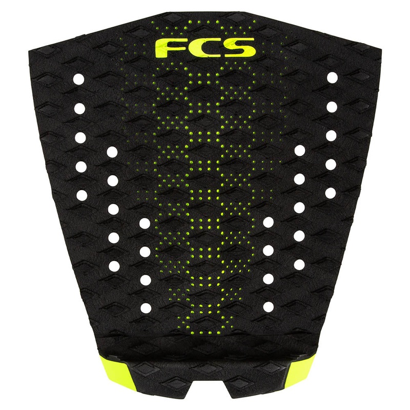FCS T1 Deck Pad – Black/Acid
