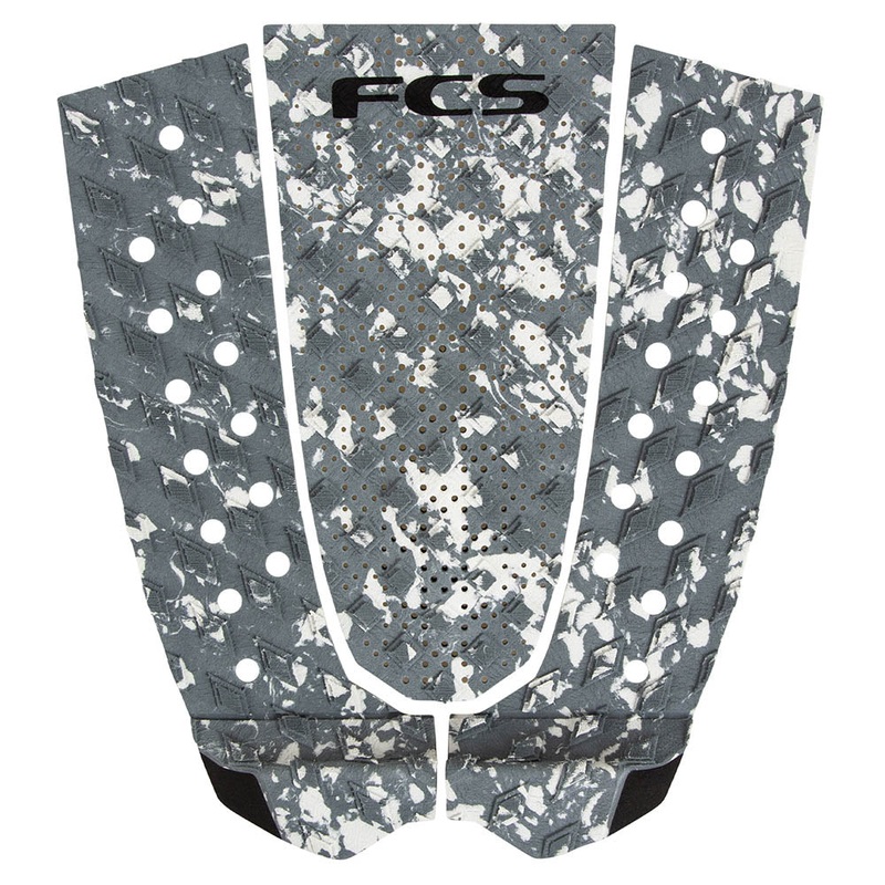 FCS T3 3 Piece Deck Pad – Grey Fleck