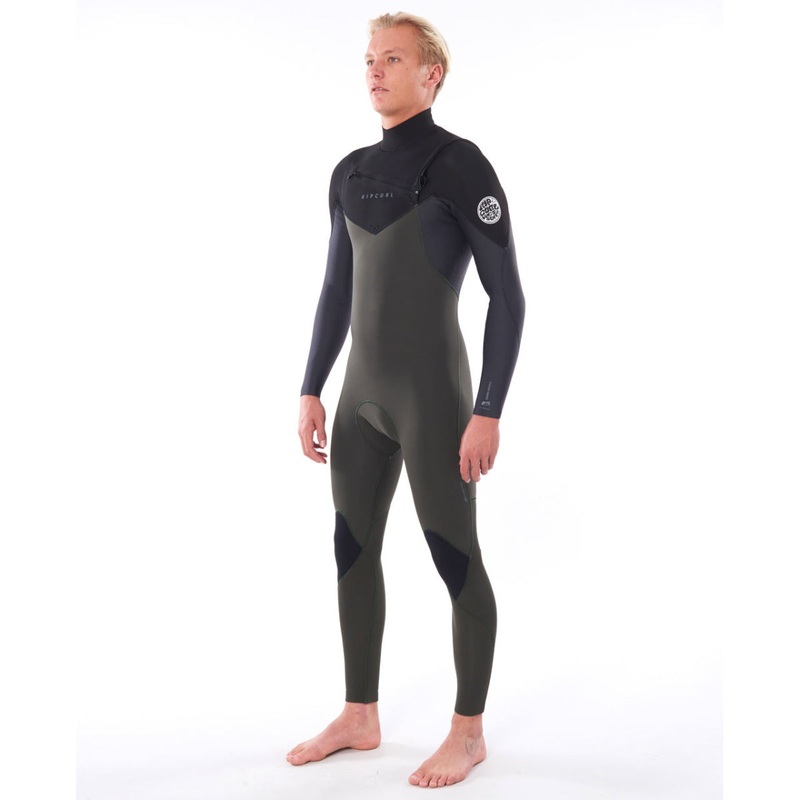 Rip Curl Dawn Patrol 5/3mm Chest Zip Wetsuit – Dark Green