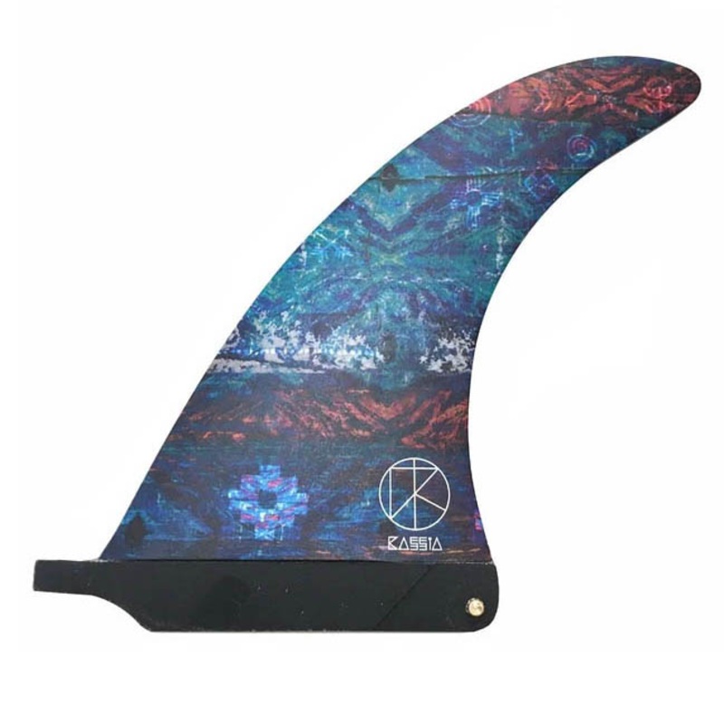 Captain Fin Co. Kassia Tie Dye 7.5″ Longboard Fin – Blue