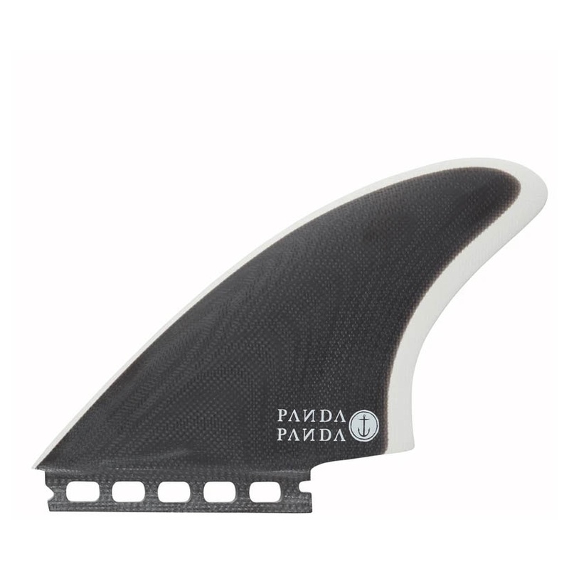 Captain Fin Co. Panda Keel Futures Fin Set – White/Black