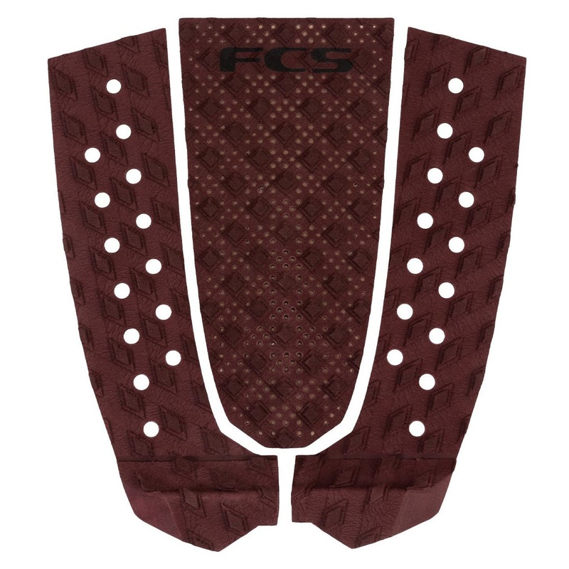 FCS T3 3 Piece Deck Pad – Mahogany
