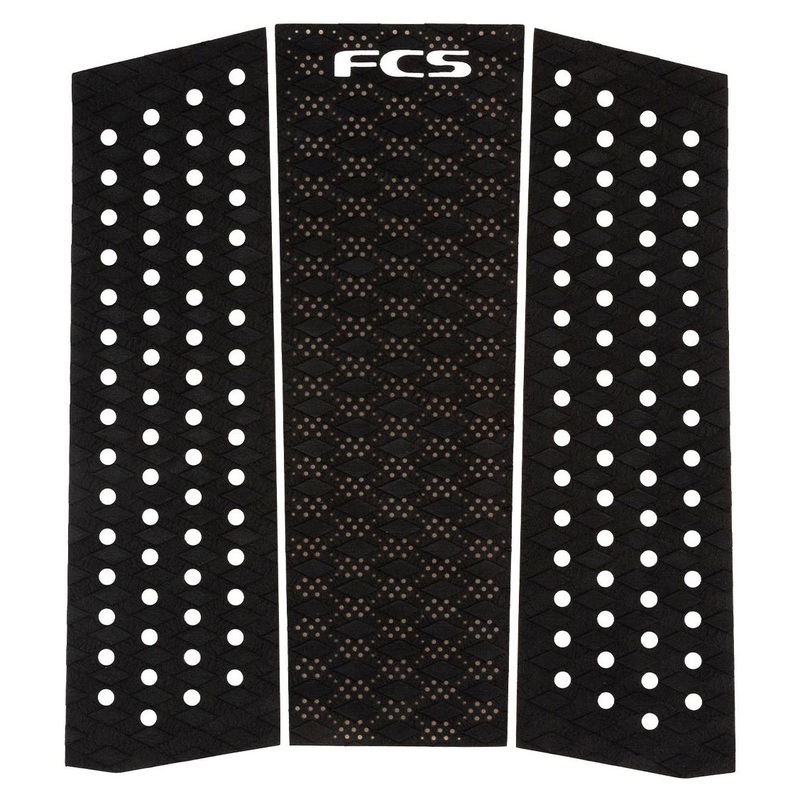 FCS T3 3 Piece Mid Deck Pad – Black