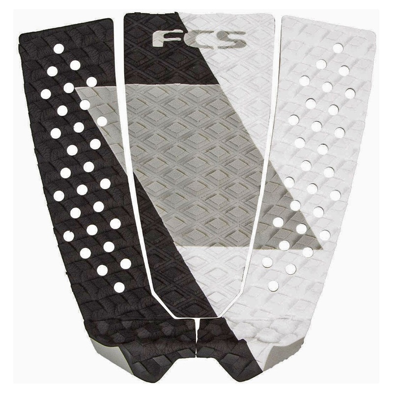FCS Toledo 3 Piece Deck Pad – Off White/Black