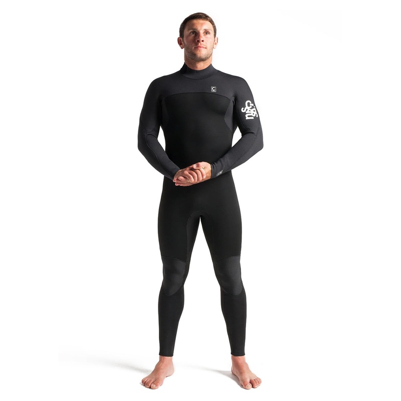 C-Skins Session 3/2mm Back Zip Wetsuit – Black/Carbon/White