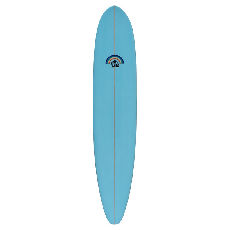 DTL Surf Co. Classic Longboard 9’6″ – Blue/Blue Rainbow