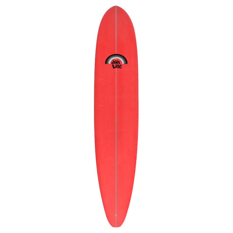 DTL Surf Co. Classic Longboard 9’6″ – Red/Black Rainbow