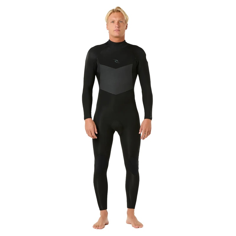 Rip Curl Dawn Patrol 3/2mm Back Zip Wetsuit – Black 2025