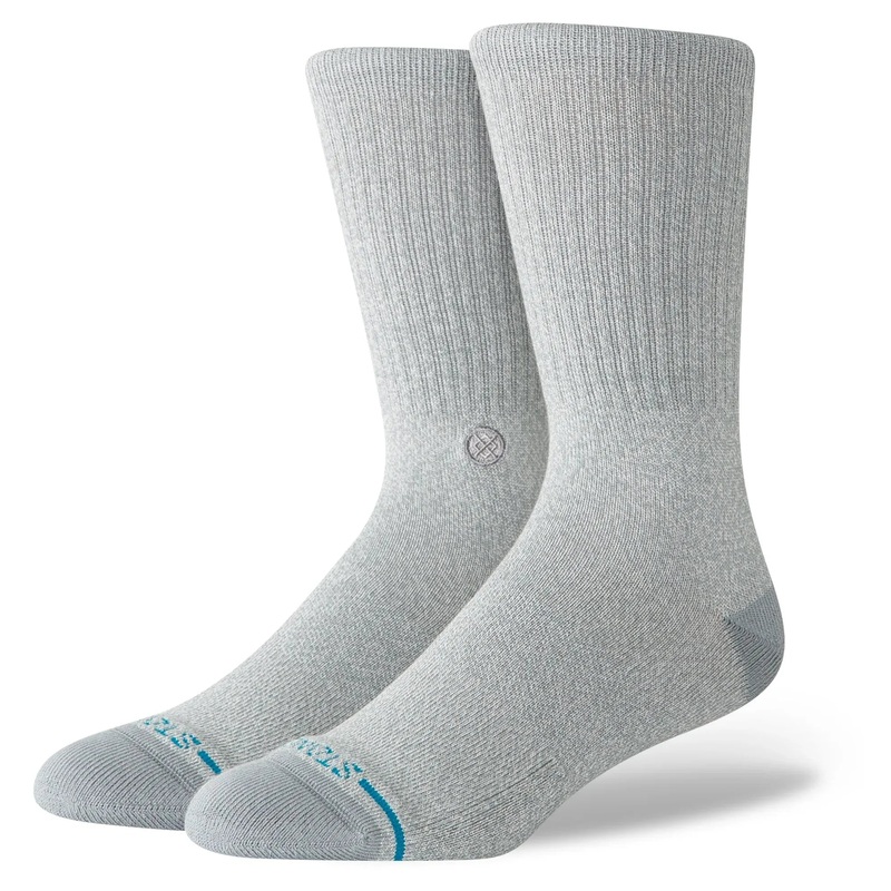 Stance Socks Icon Dyed Crew Socks – Grey