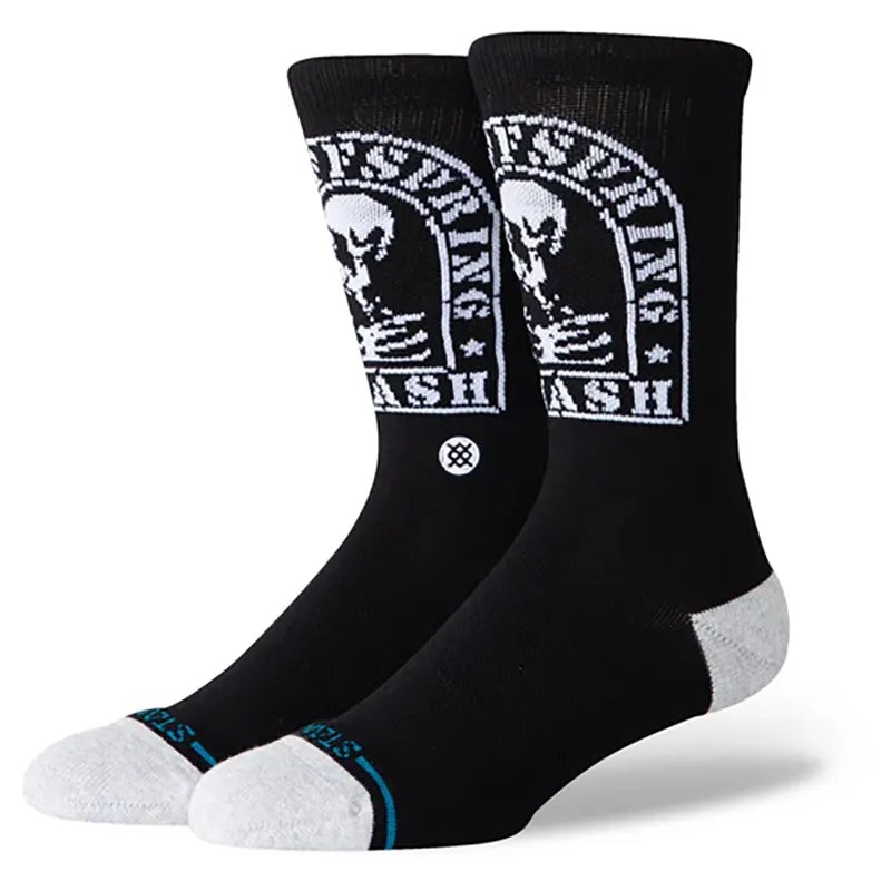 Stance Socks Smashed Crew Socks – Black