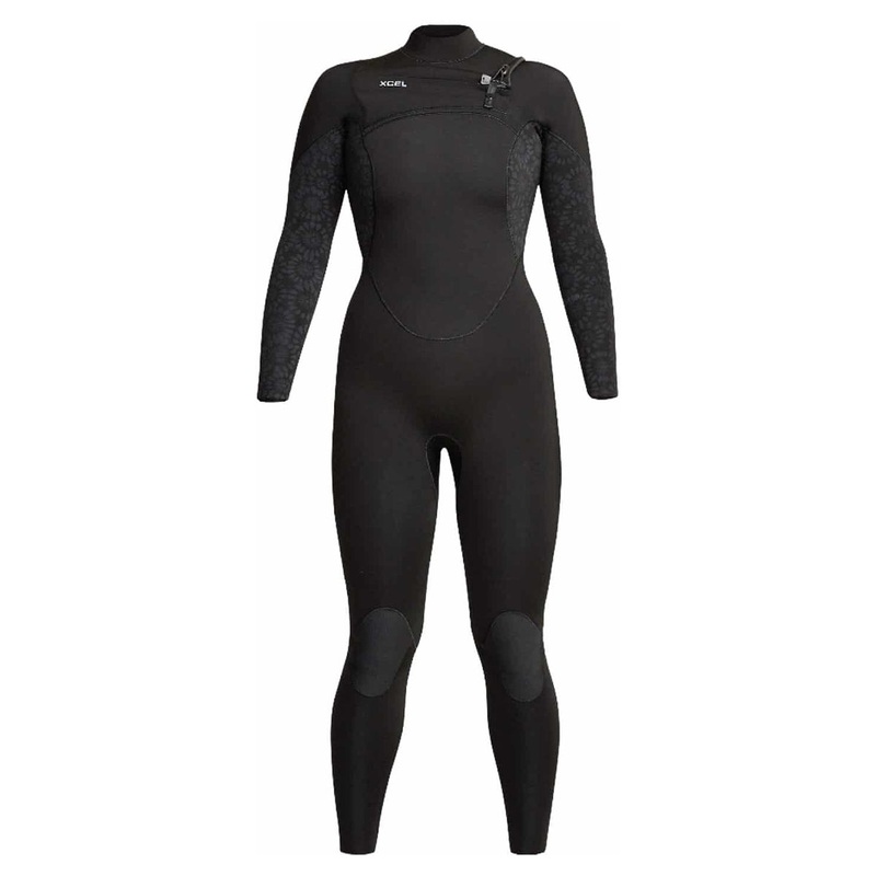 Xcel Women’s Comp 4/3mm Chest Zip Wetsuit – Flower