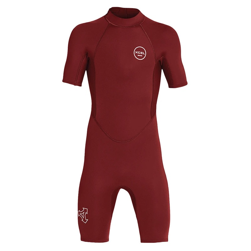 Xcel Kids Axis 2mm Back Zip Springsuit – Chili