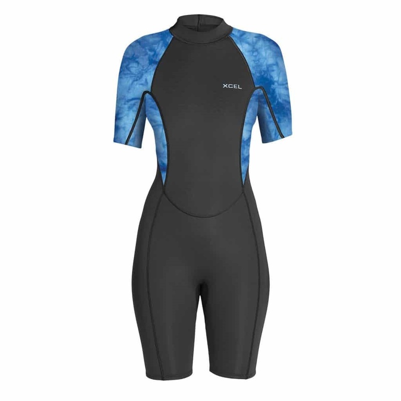 Xcel Women’s Axis 2mm Back Zip Springsuit – Graphite Tie Dye