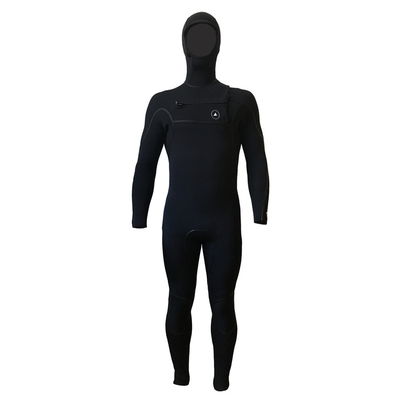 Zion Yeti 6/5/4mm Wetsuit with Built in Hood – Black