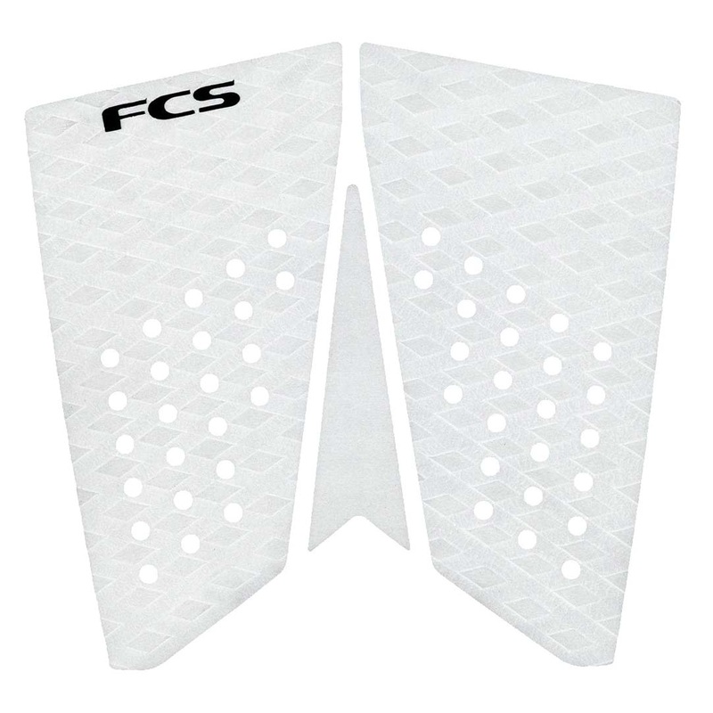 FCS T3 Fish 3 Piece Deck Pad – White