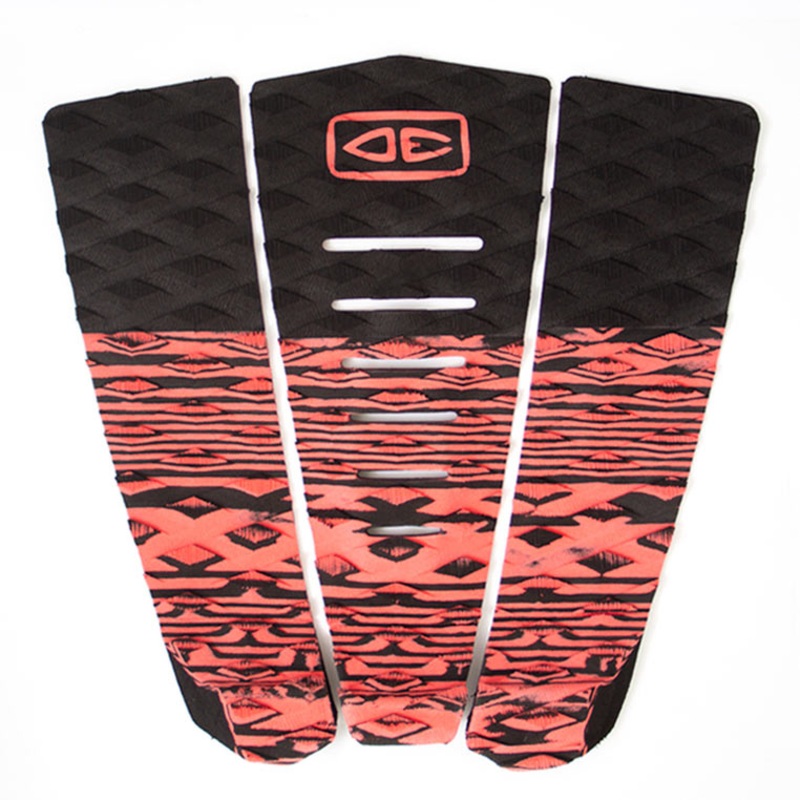 Ocean & Earth Blazed Tail Pad – Black/Coral