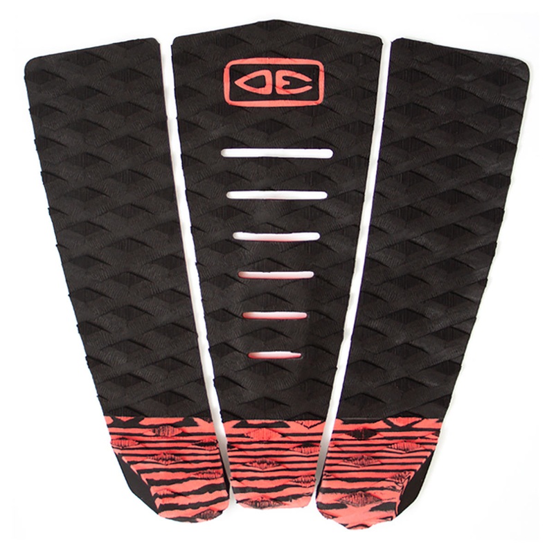 Ocean & Earth Simple Jack Tail Pad – Black/Coral
