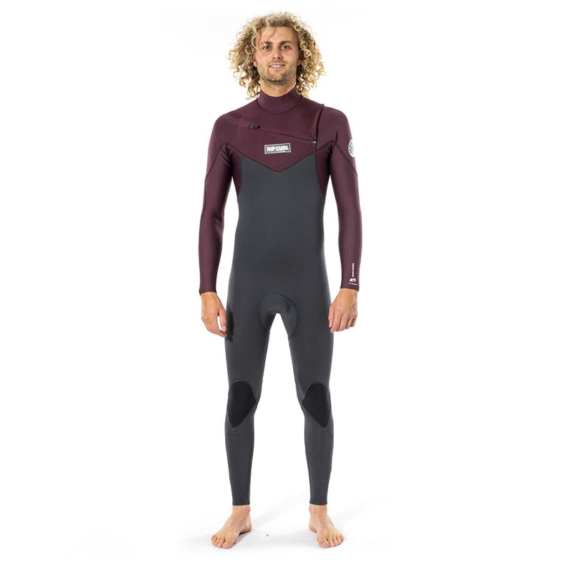 Rip Curl Dawn Patrol 5/3mm Chest Zip Wetsuit – Wine