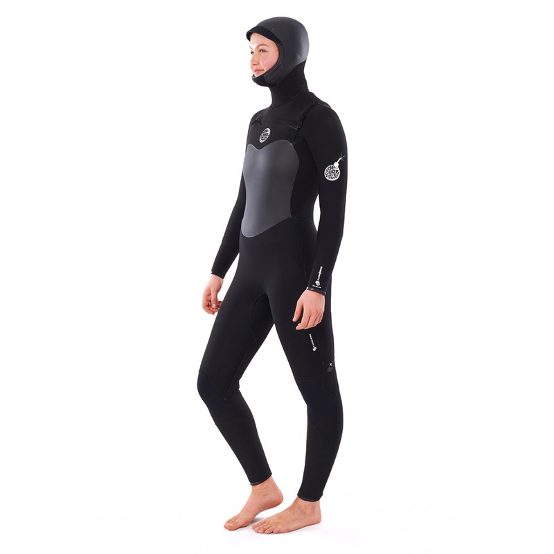 Rip Curl Women’s Flashbomb 6/4mm Hooded Chest Zip Wetsuit