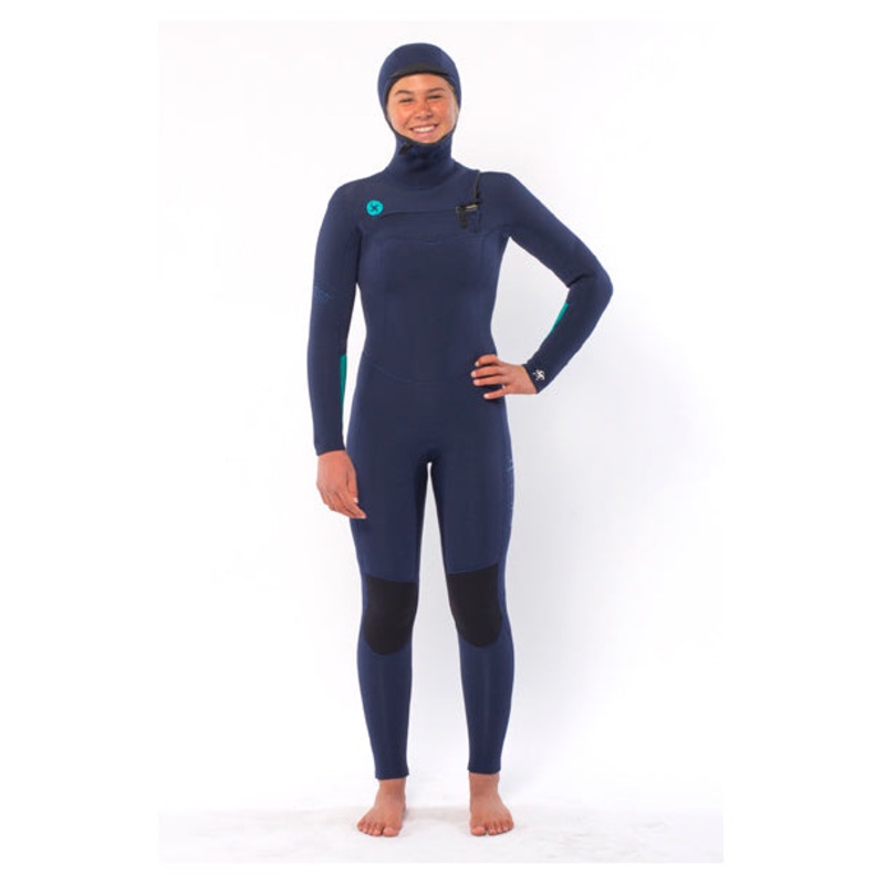 Sisstrevolution 7 Seas 5/4mm Hooded Chest Zip Wetsuit – Strong Blue