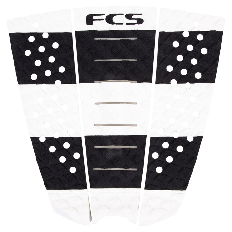 FCS Jeremy Flores 3 Piece Deck Pad – Off White