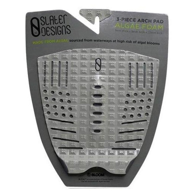Firewire Slater Designs 3 Piece Arch Tail Pad – Grey/Black