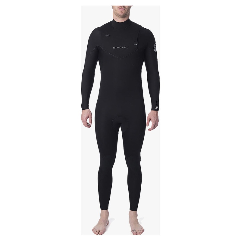 Rip Curl Dawn Patrol Warmth 3/2mm Chest Zip Wetsuit – Black