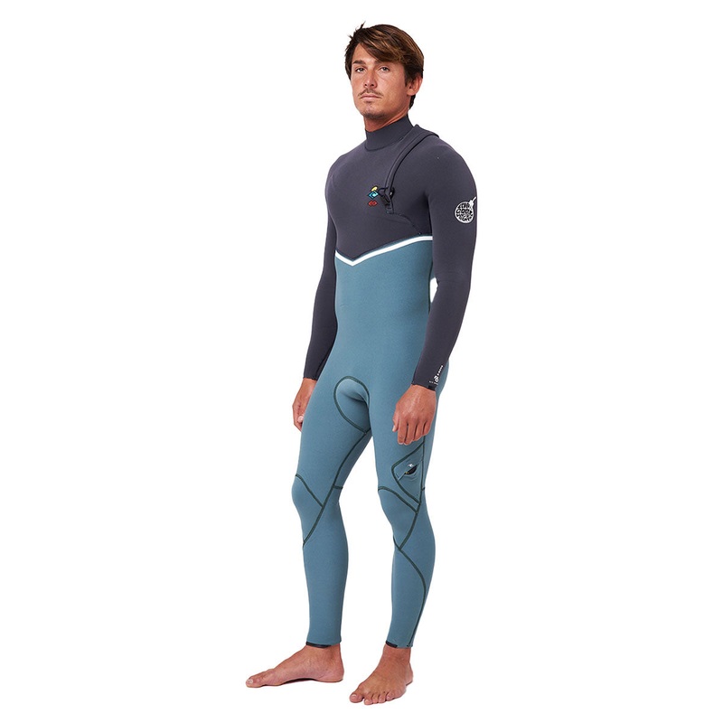 Rip Curl E Bomb 3/2mm Zip Free E6 Searchers Wetsuit – Muted Green