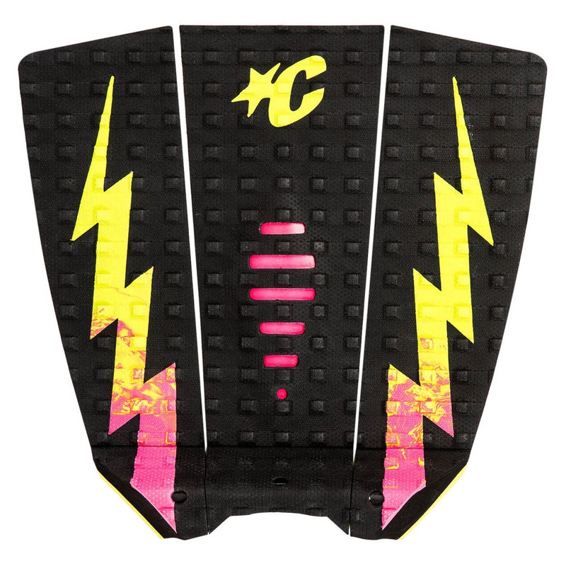 Creatures of Leisure Mick Eugene Fanning Lite Performance Tail Pad – Black Pink Fade Lime