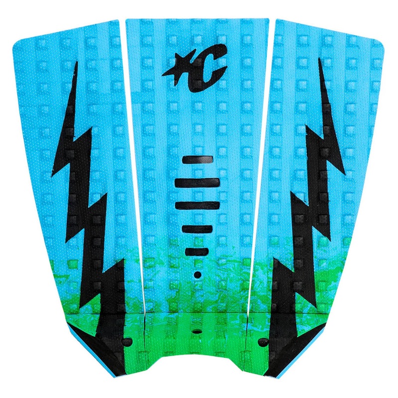 Creatures of Leisure Mick Eugene Fanning Lite Performance Tail Pad – Green Fade Cyan Black