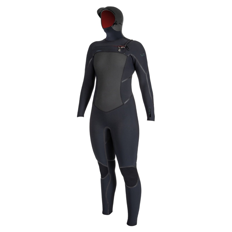 O’Neill Women’s Psycho Tech F.U.Z.E. 6/4+mm Hooded Wetsuit – A00