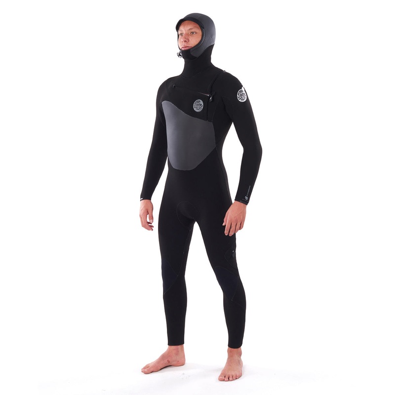 Rip Curl Flashbomb 6/4mm Hooded Wetsuit – Black