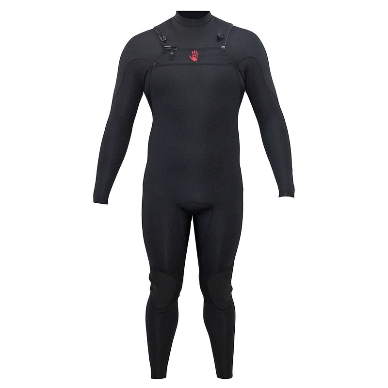 Zion Ando Vault 3/2mm Chest Zip Wetsuit – Black
