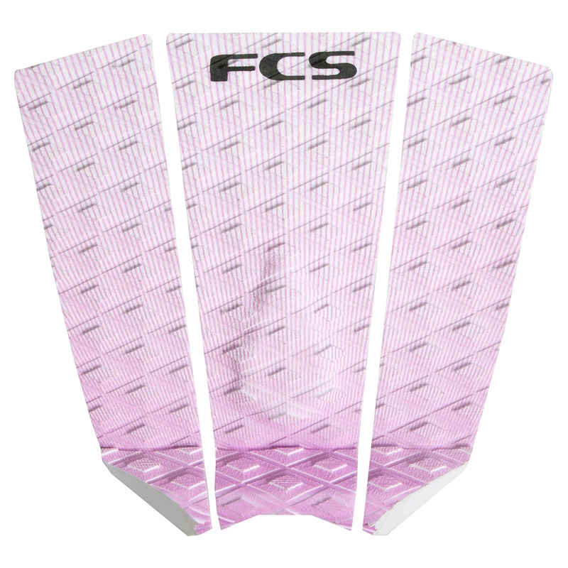 FCS Sally Fitzgibbons Deck Pad – White/Dusky Pink