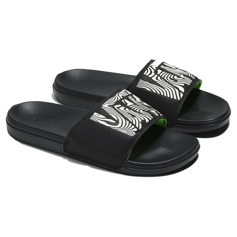 Vans La Costa Slide-On Shoes – Trippy Grain/Black