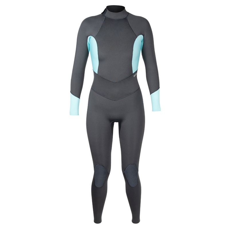 Xcel Women’s Axis 4/3 Back Zip Wetsuit – Graphite/Glacier Blue