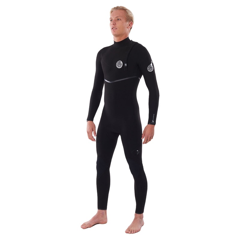 Rip Curl Flashbomb 3/2mm Zip Free Wetsuit – Black – 2023