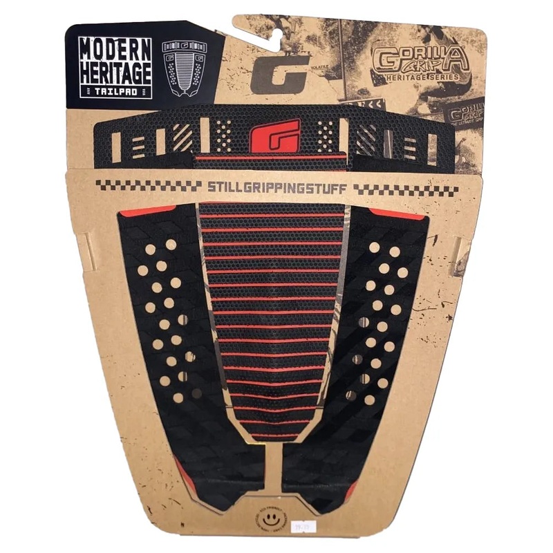 Gorilla Modern Heritage Tail Pad – Black/Red