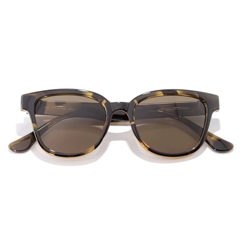 Sunski Miho Polarized Sunglasses – Tortoise Amber