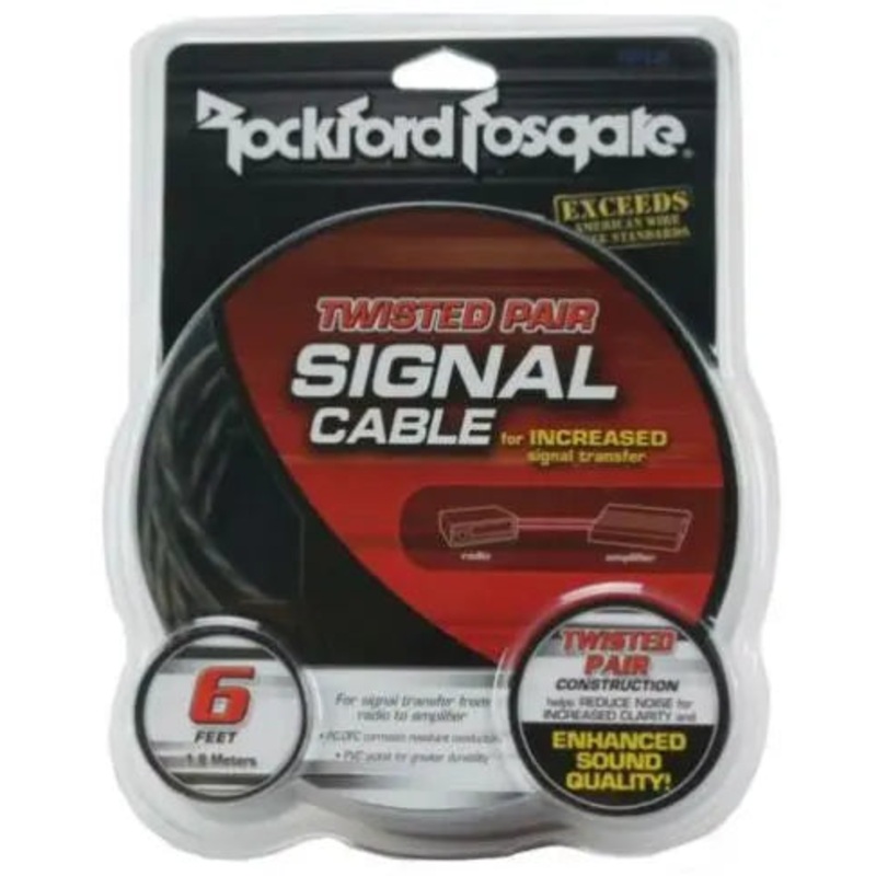 6 Feet Premium Dual Twist Signal Ca