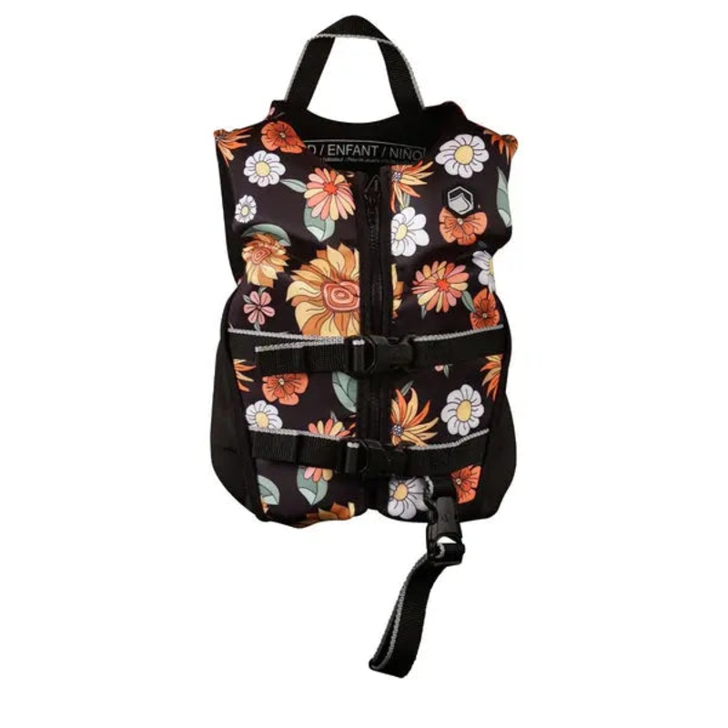 Liquid Force DREAM CHILD CGA BLACK FLOWERS 33-55