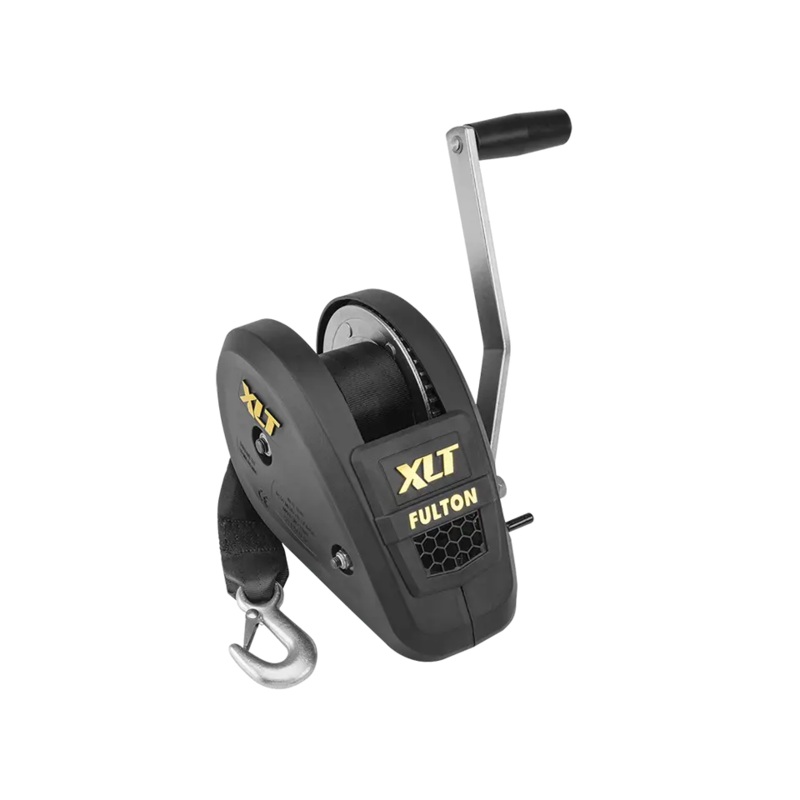 Winch 1800LB Black W/Strap