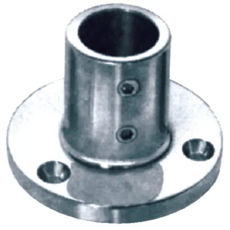 7/8″ 90 Deg. SS round Rail base