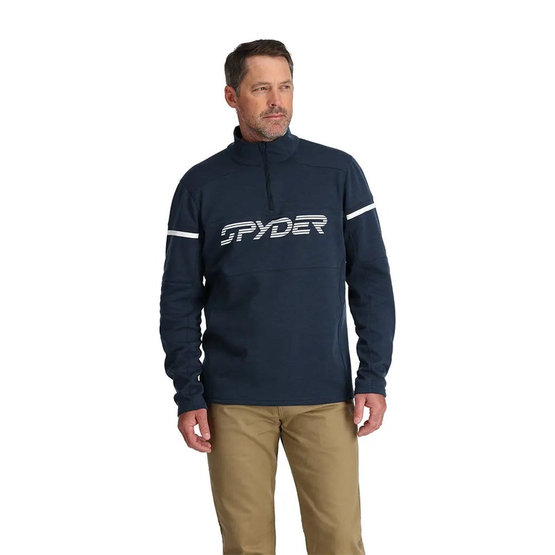 SPEED FLEECE 1/2 ZIP TRUE NAVY