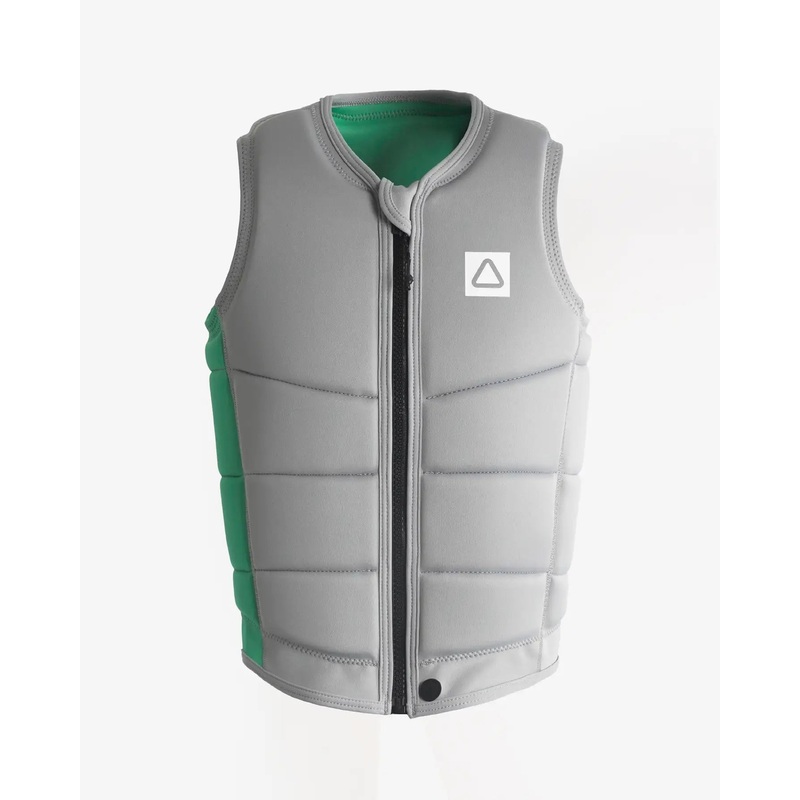 Follow Corp  L Gray/Green Comp Vest