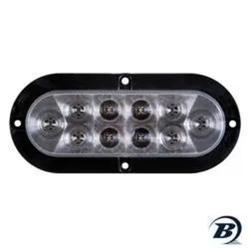 LED, SM Oval Clear LensRed Light