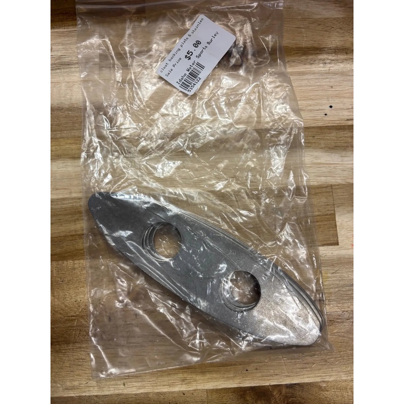 cleat backing plate 6″ stainless