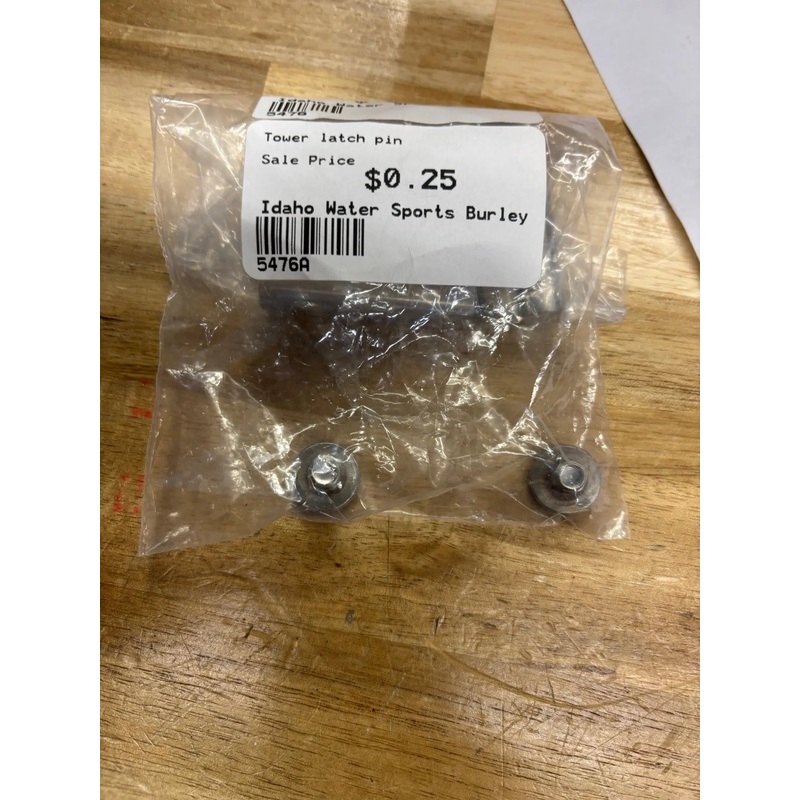 Tower latch pin