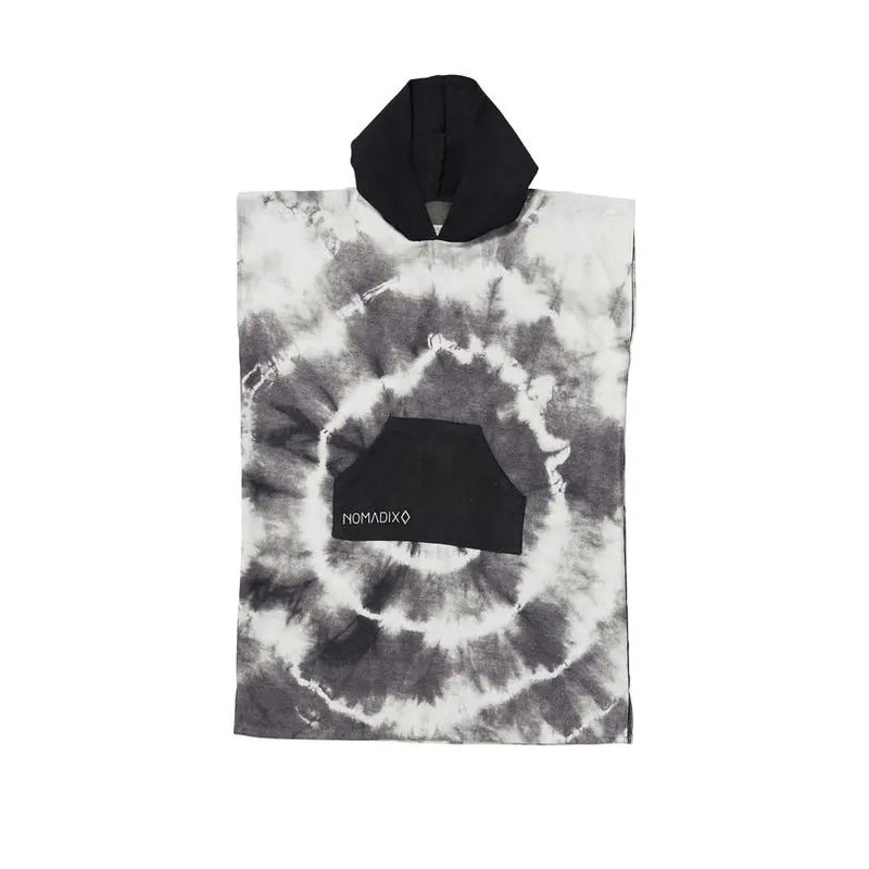 Tie Dye Blk wht Poncho