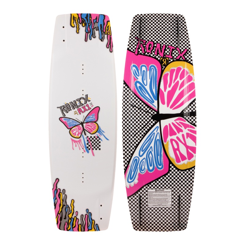 Ronix Girl’s RX1 Air Core 3 Checkered Butterfly 129 Wakeboard